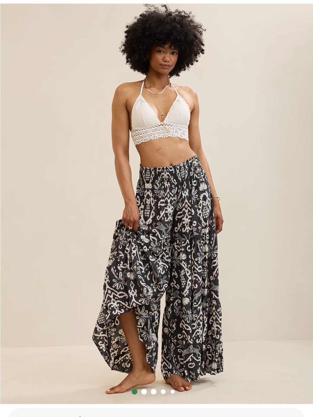 Aerie Party Pant smoked grey Wide-Leg Pants